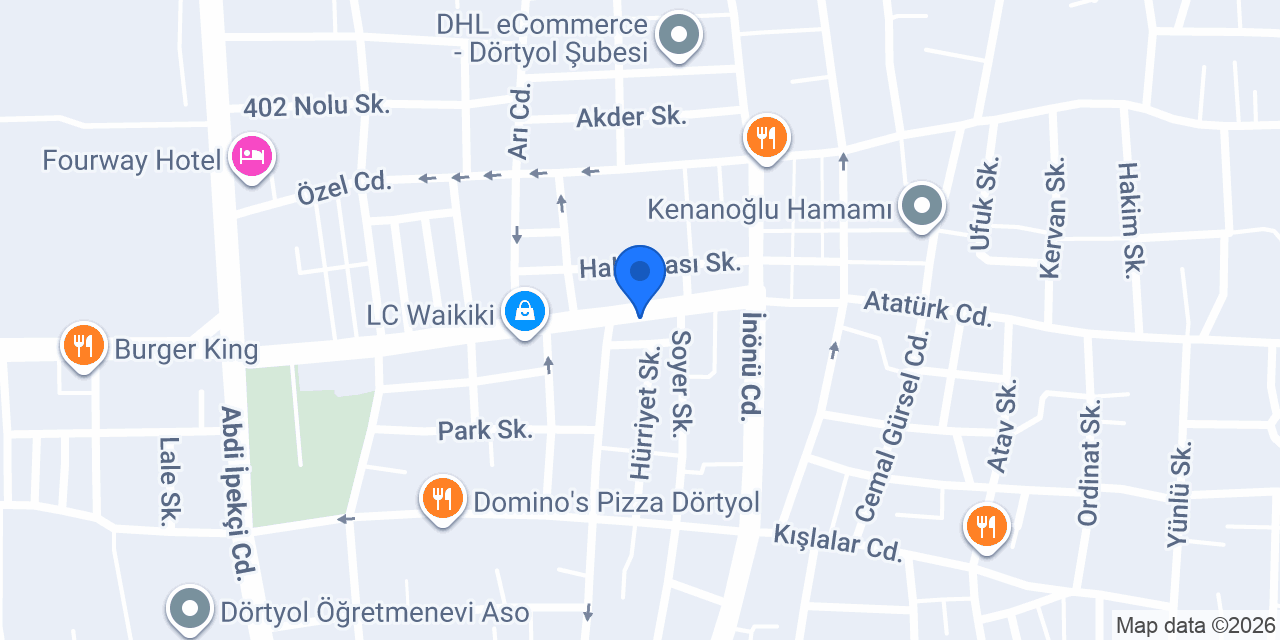 Evshop Dörtyol konumu