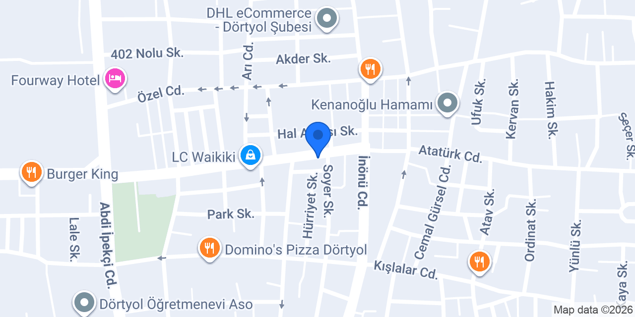 DÖRTYOL EMLAK konumu