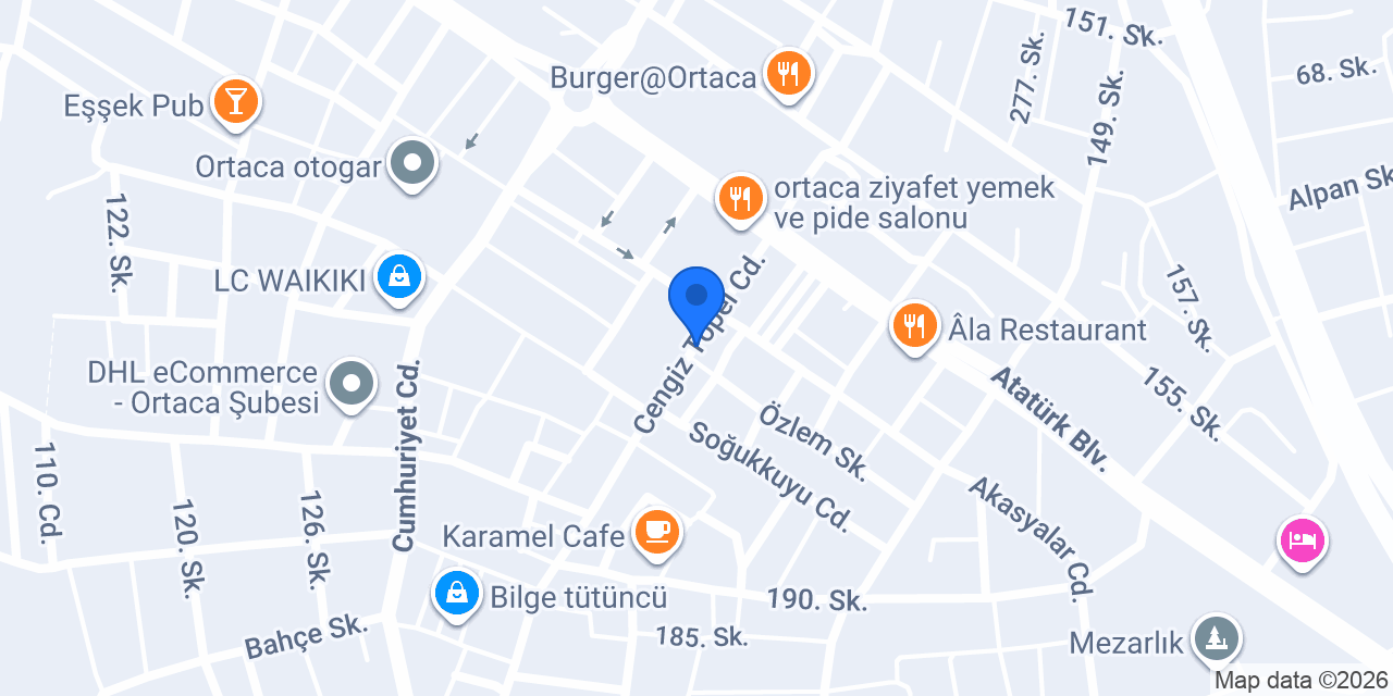 Ortaca Sarraf konumu