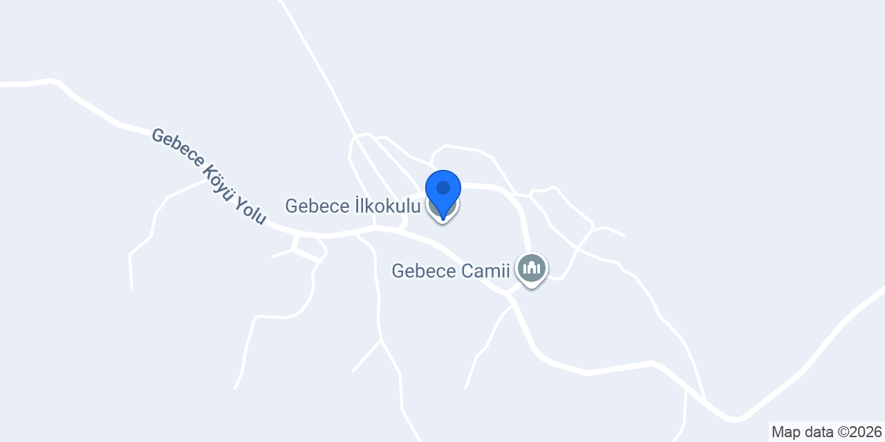 Gebece İlkokulu konumu