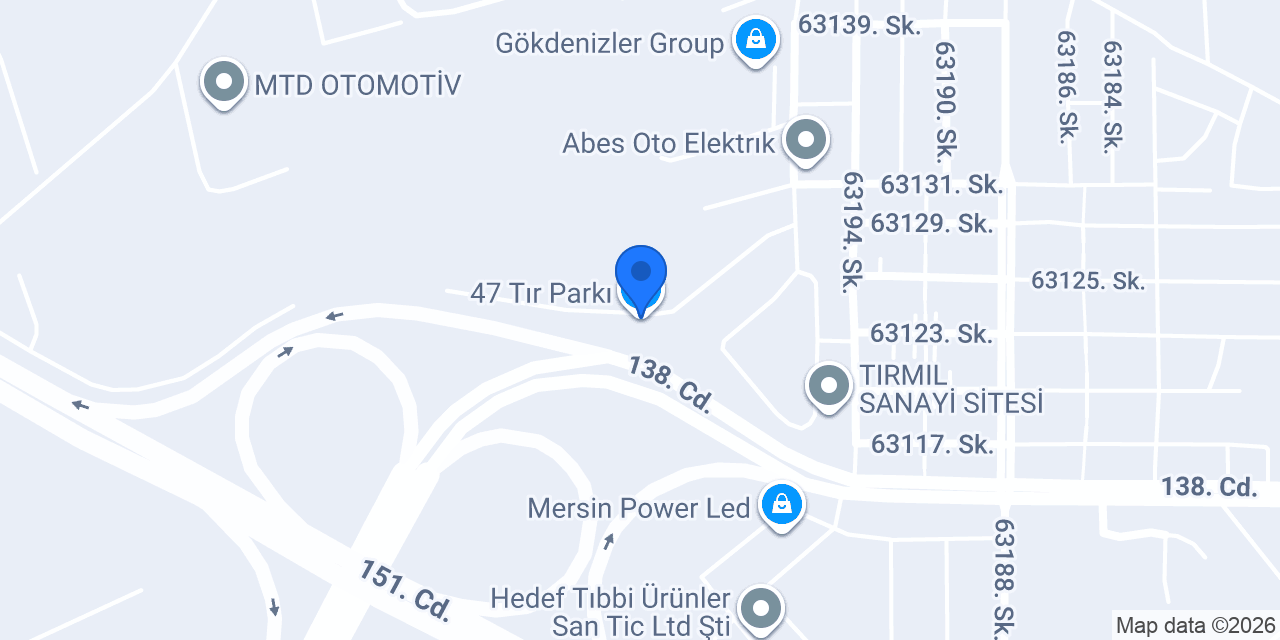 47 Tır Parkı konumu