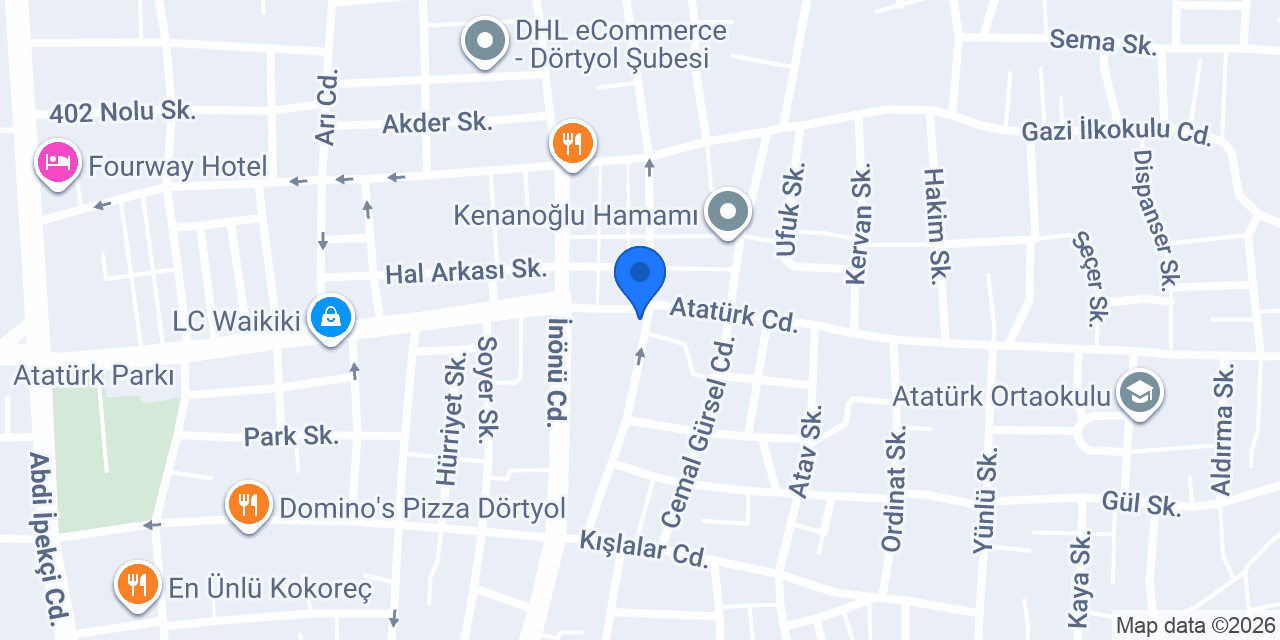 Dostlar Et Market konumu