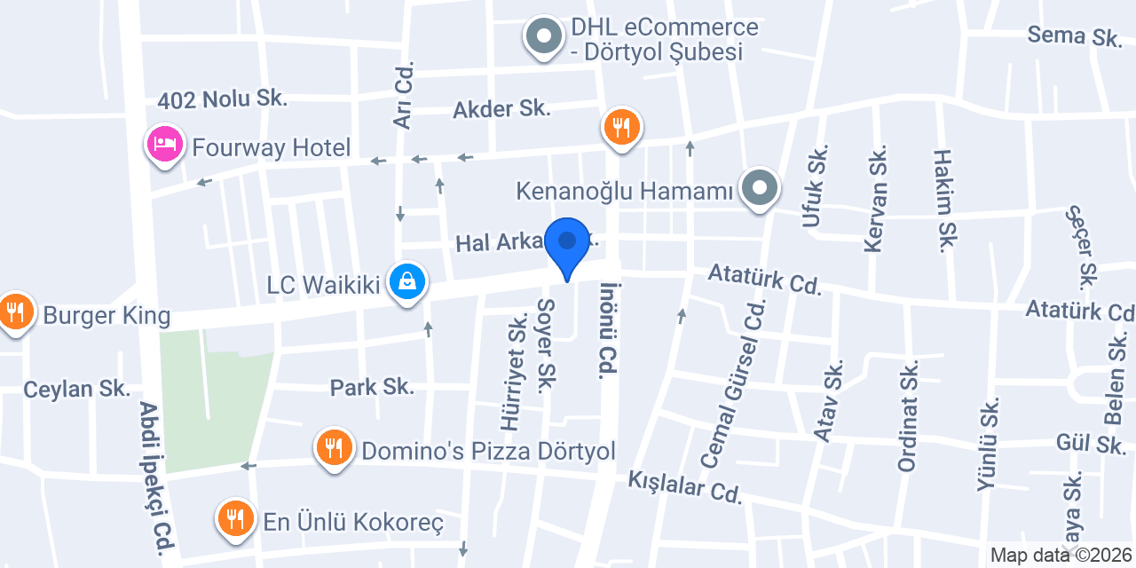 Aykaç Ticaret konumu