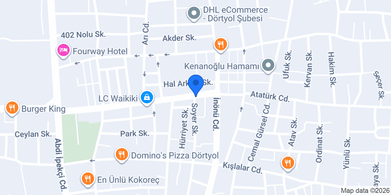 DÖRTYOL KÖRFEZ EMLAK konumu