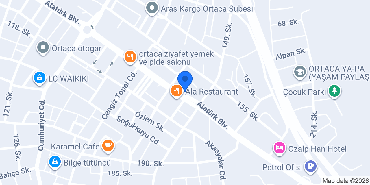 Ortaca 2. Noterliği konumu