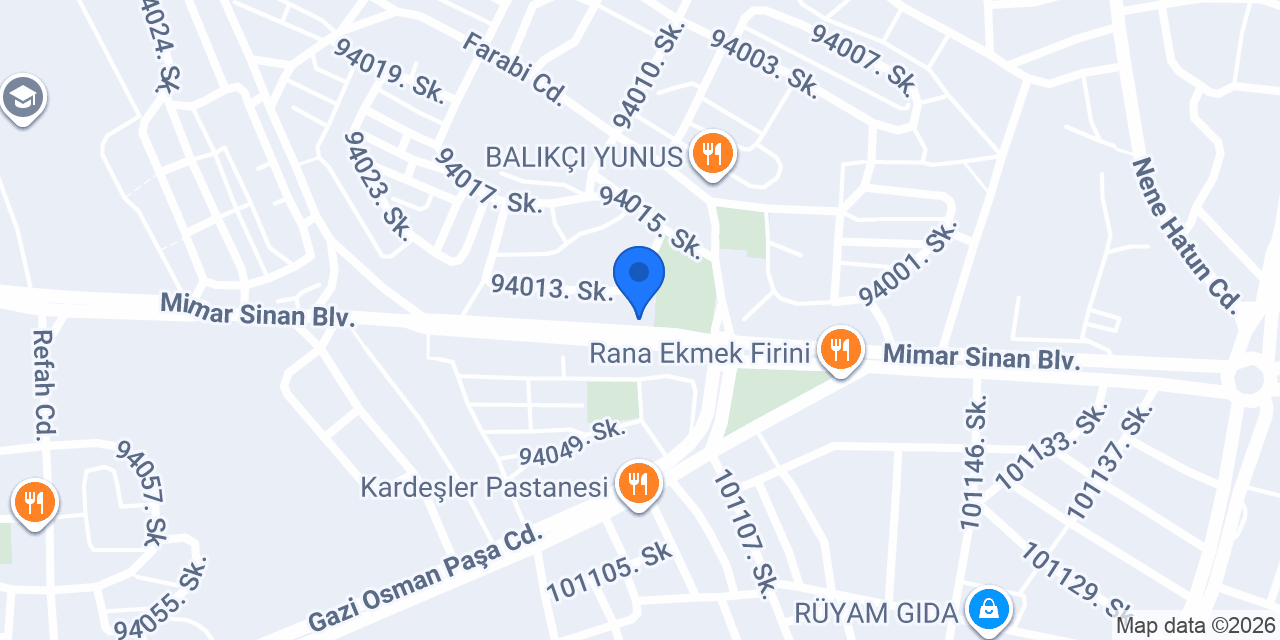 Ptt-Güneykent Şubesi konumu