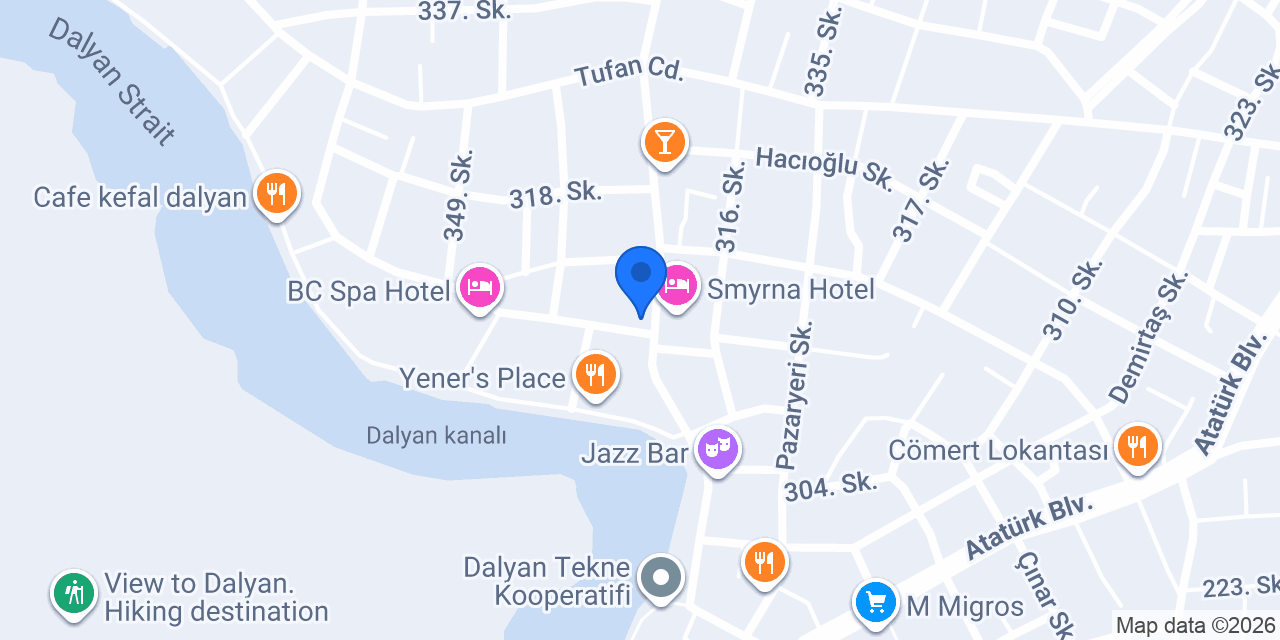 Eleksi balik m-eyhane dalyan konumu