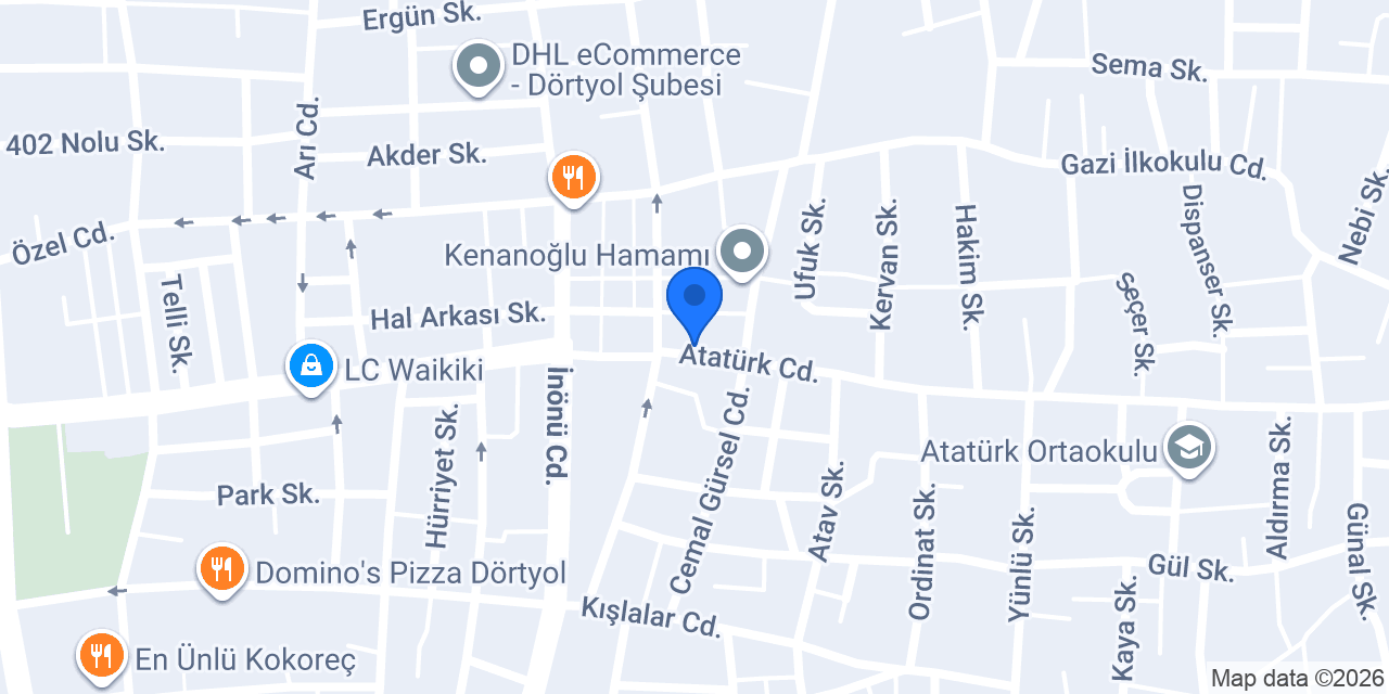 HATAY FARAN TUR konumu