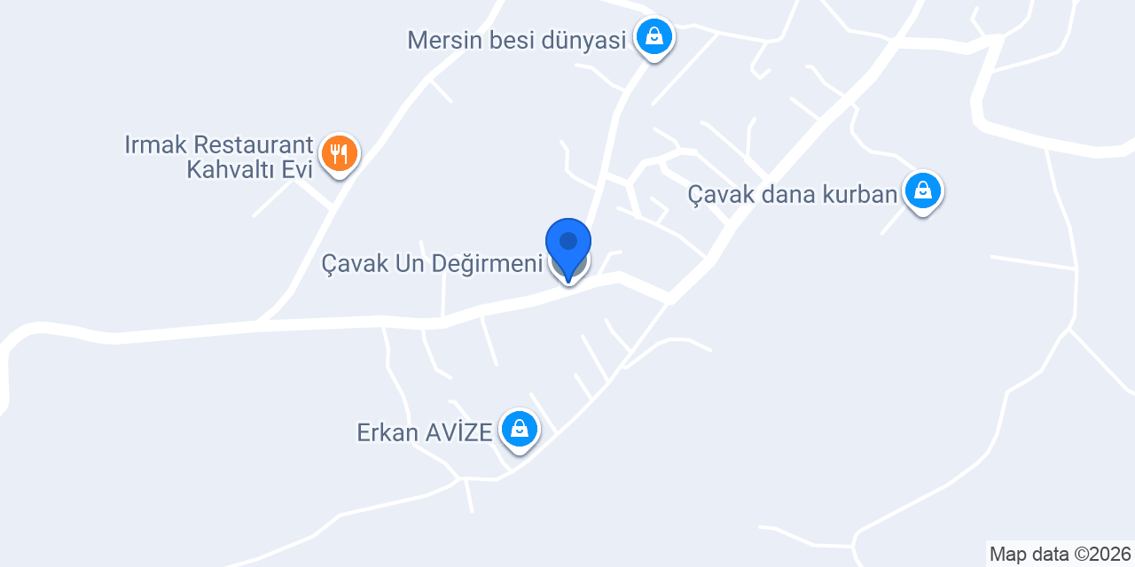 Çavak Un Değirmeni konumu
