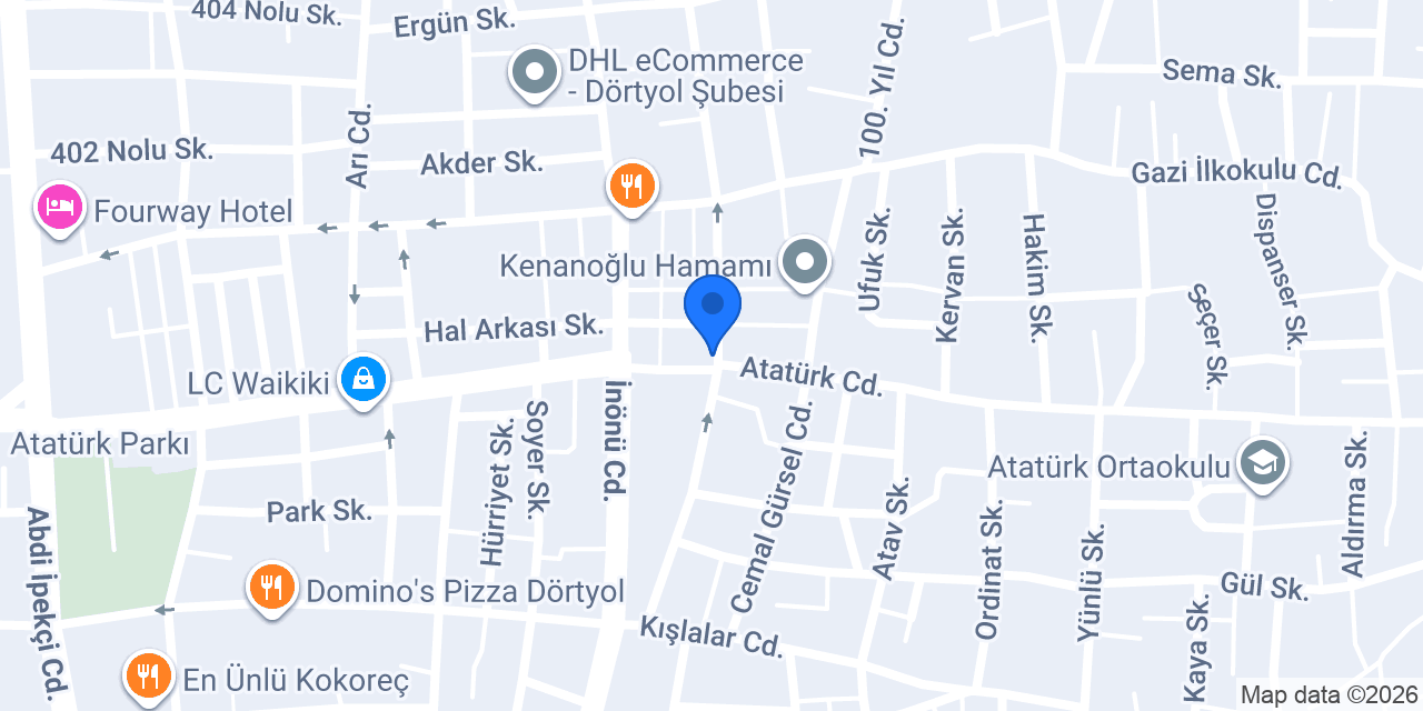 Özen Kuyumculuk konumu