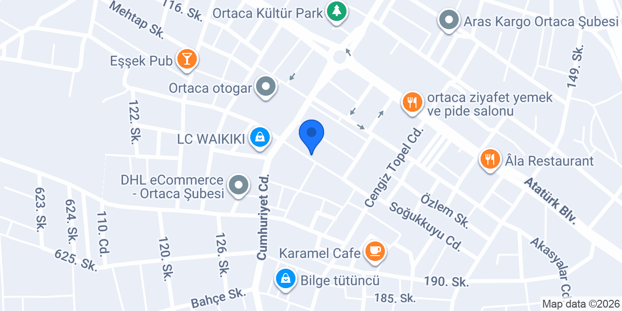 Mutlu Giyim Mobilya konumu