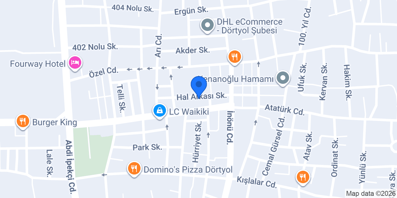 English Time Hatay Dörtyol konumu
