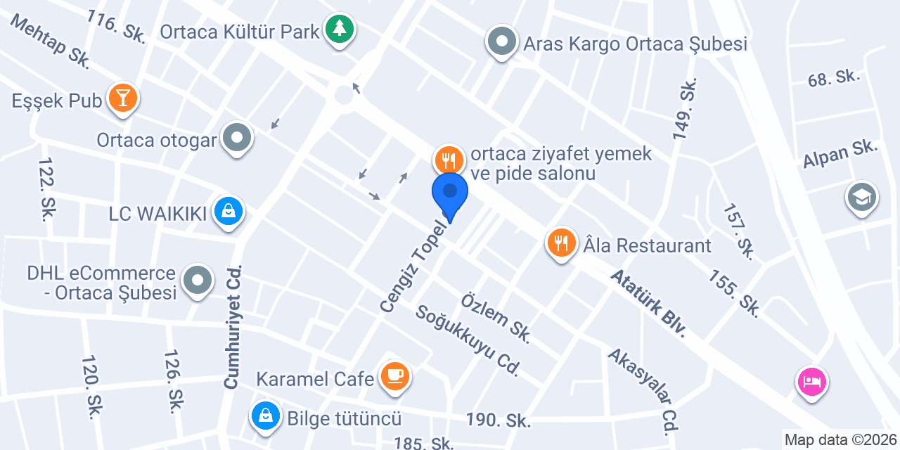 Ortaca Teknik konumu