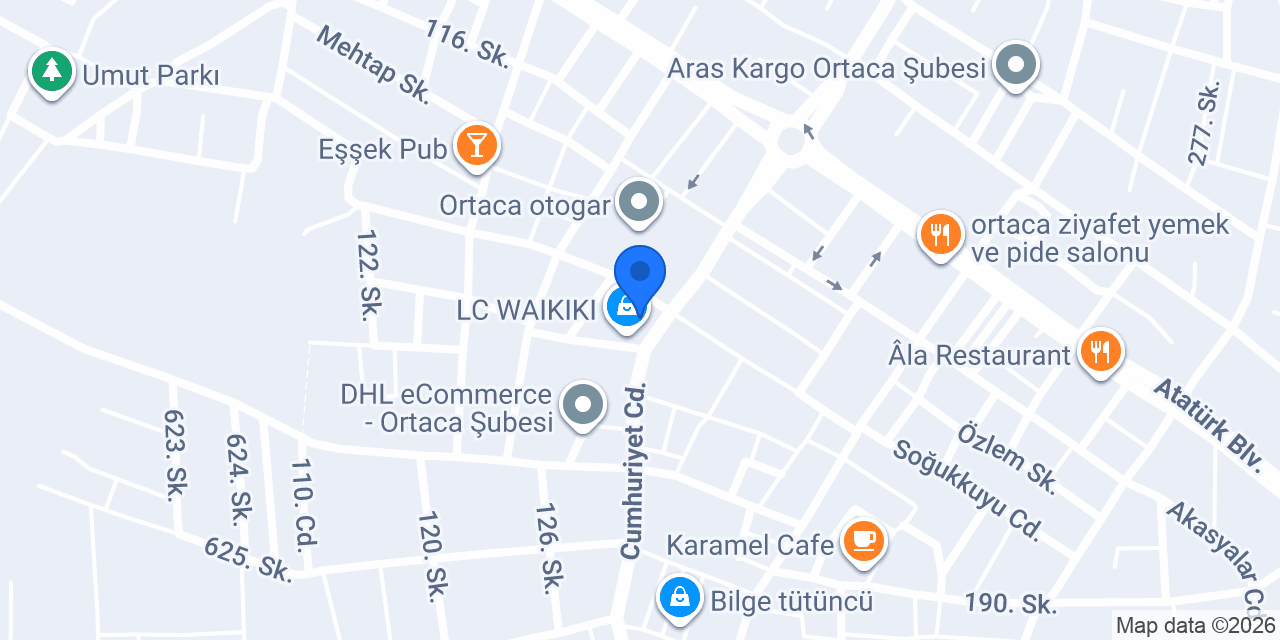 Volkan Ticaret konumu