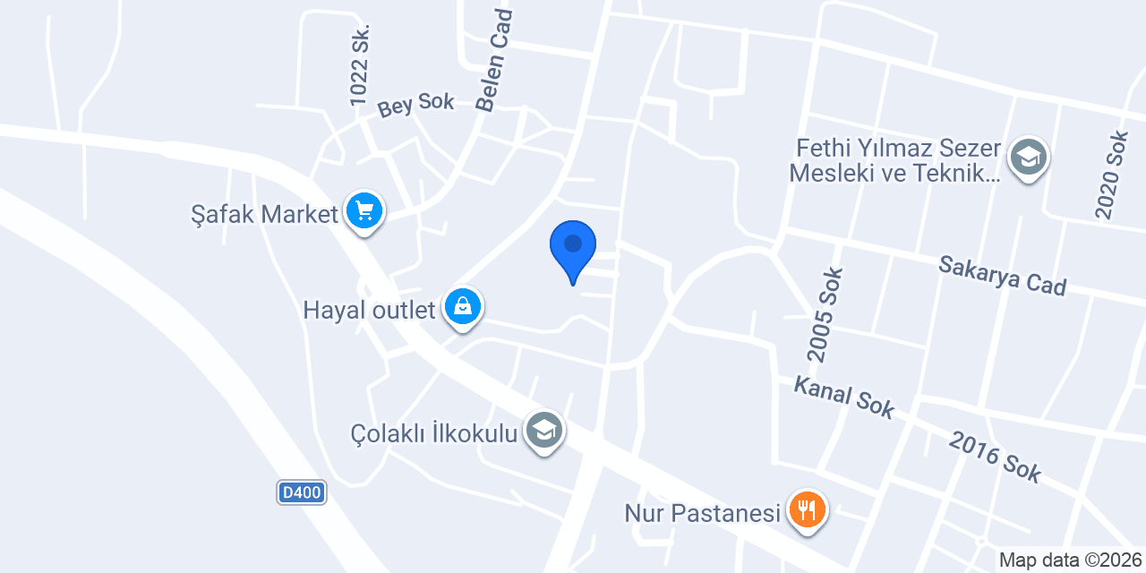 Özen Oto konumu