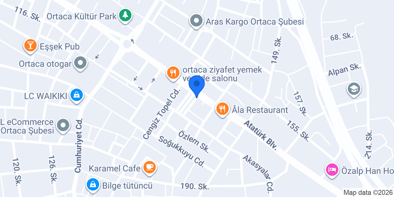 ROMA DONDURMA PASTANESİ konumu