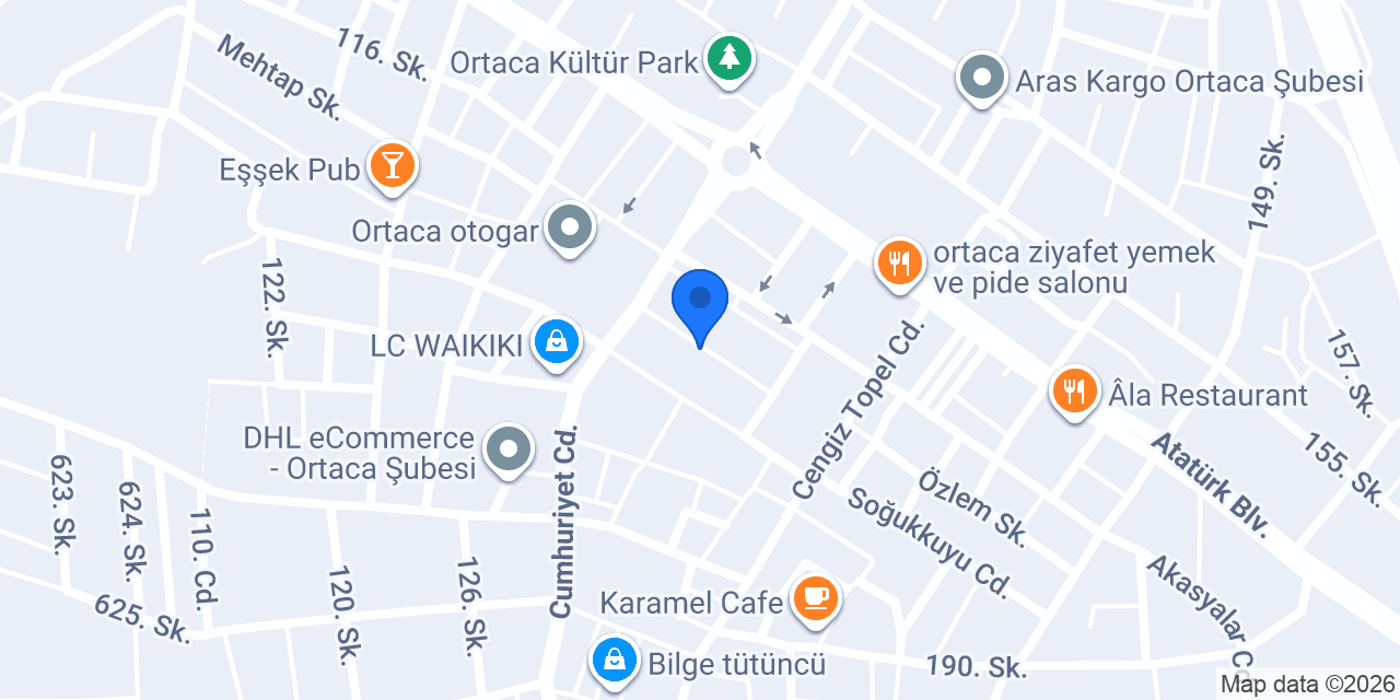 Kuaför Arzu saç tasarım konumu