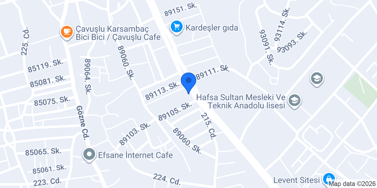 Mersin Hacamat Merkezi konumu