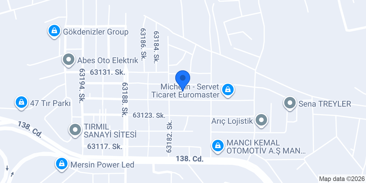 ÇINAR AKÜ & VEKO BATTERY konumu