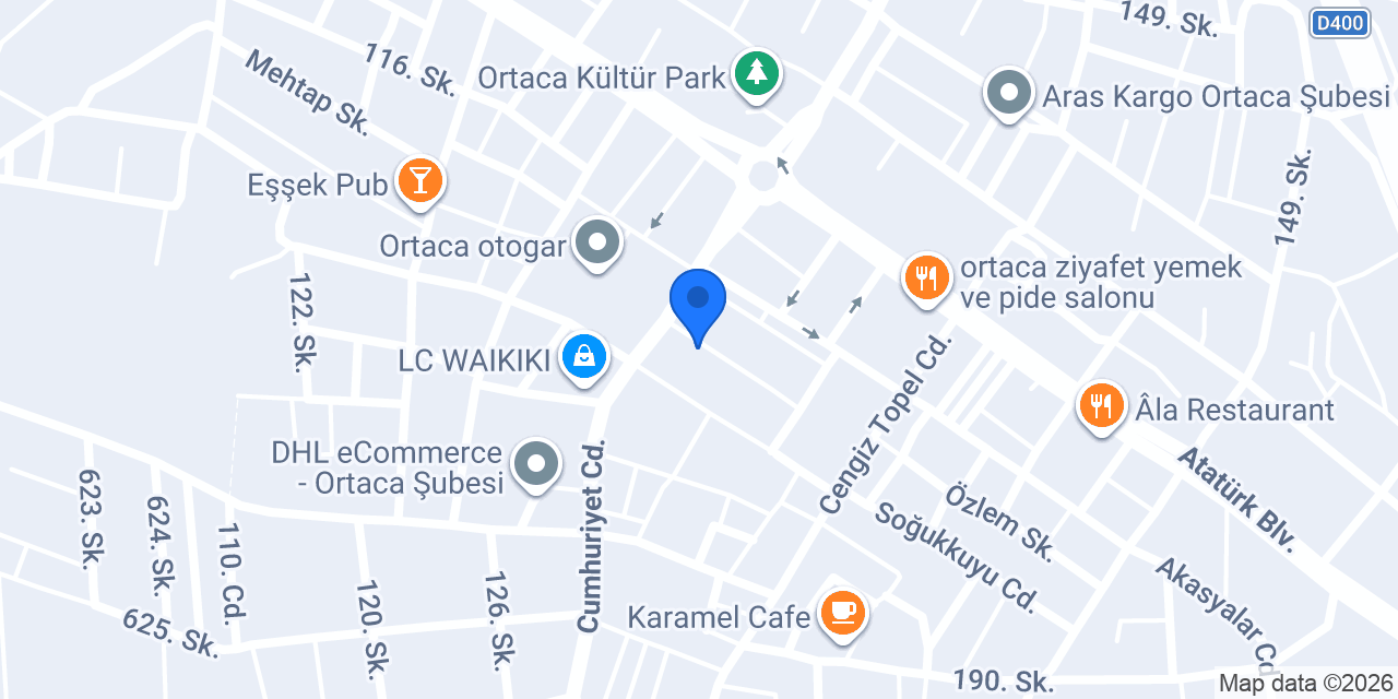 Abay Pide Salonu konumu