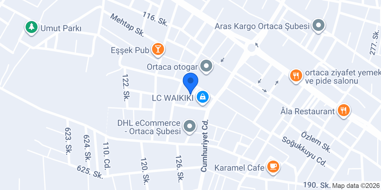 Okur Eczanesi konumu