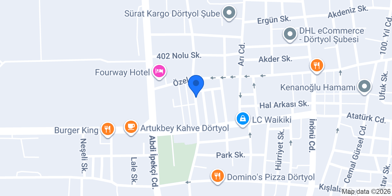 Yağmur Evden Eve Taşımacılık konumu