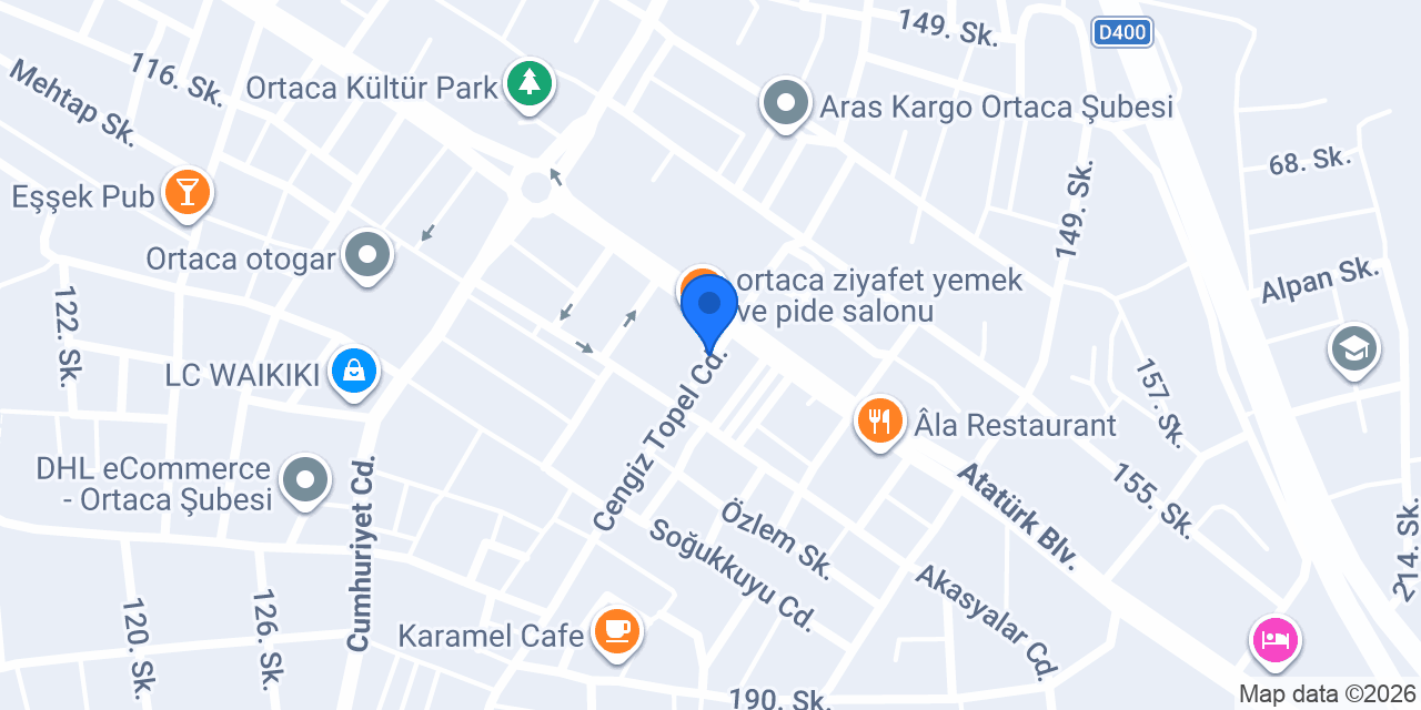 Bizim kasap konumu