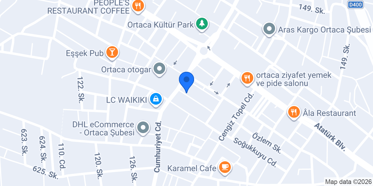 Kuaför Gözde konumu
