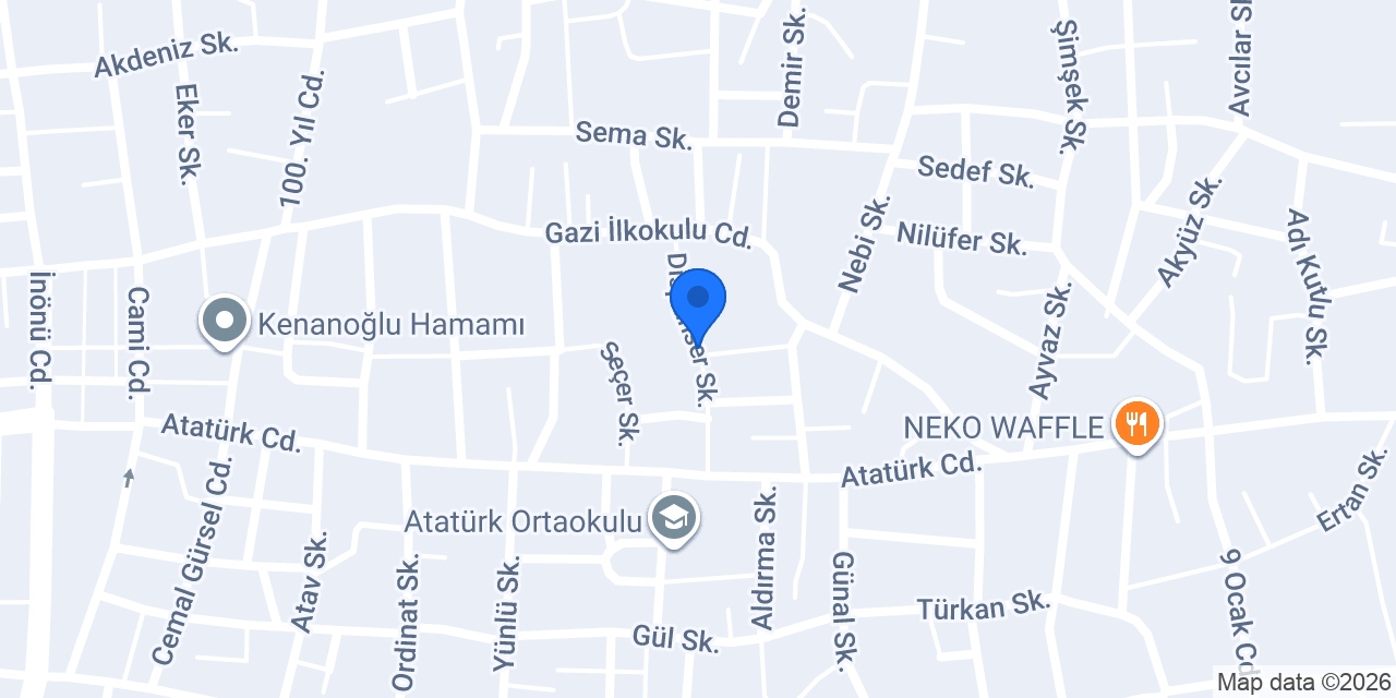 Tuğba Yıldızbakan Permanent makeup & Beauty Stüdyo konumu