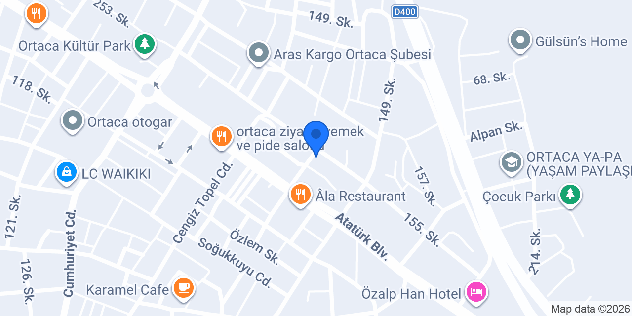 Ortaca Pusula Kurs Merkezi konumu
