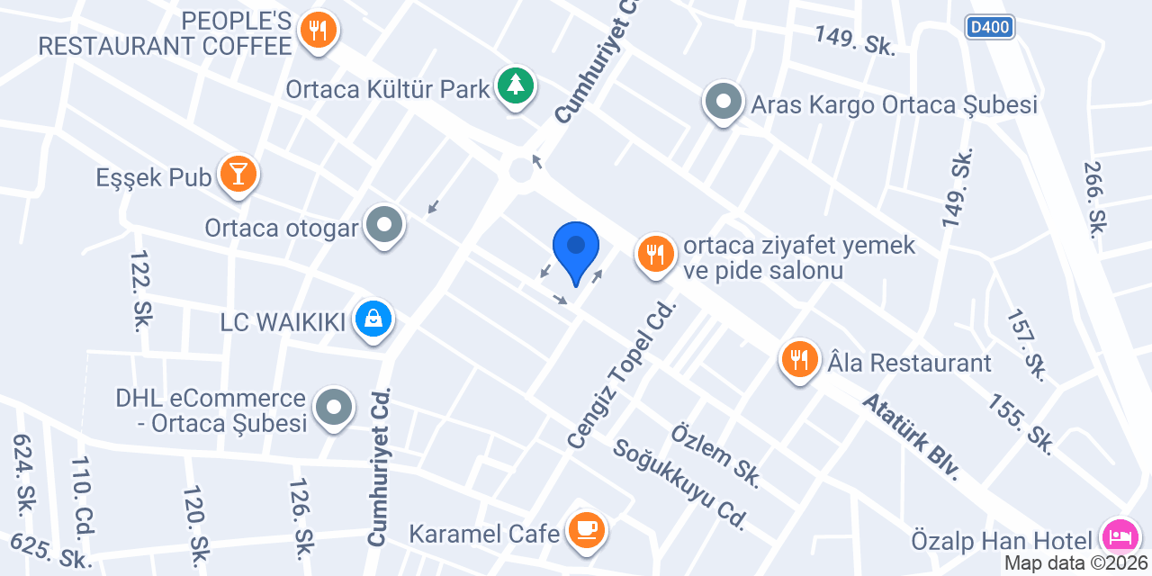 Ortaca Halk Eğitim Merkezi konumu
