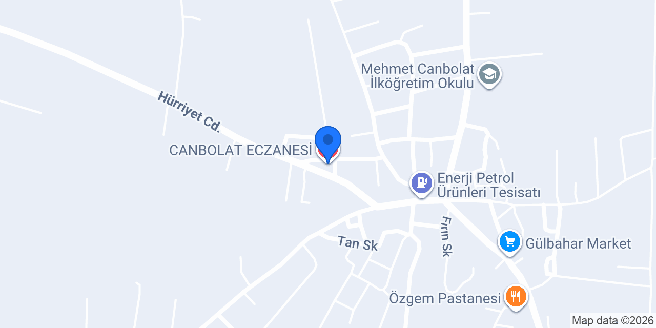 CANBOLAT ECZANESİ konumu