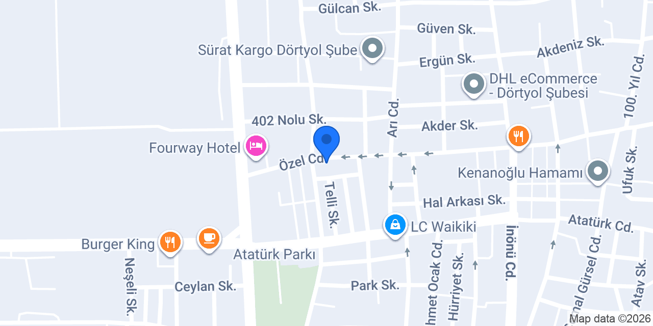 AVCI & DURAN Avukatlık Bürosu konumu