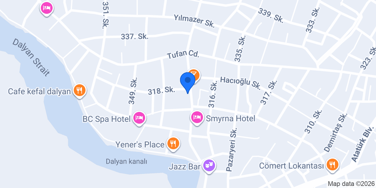 Palmiye Petshop konumu