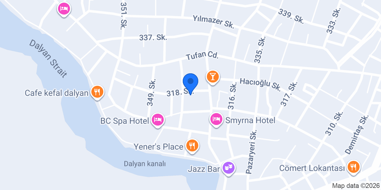 Egehan Butik Otel Alakart Restaurant konumu