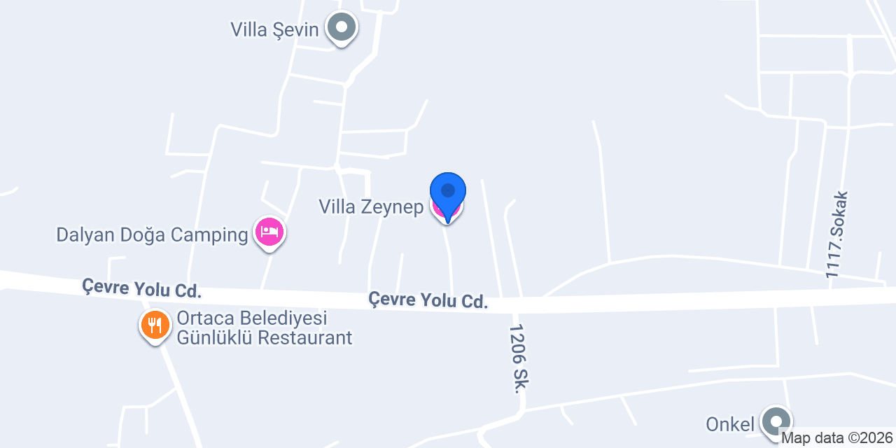 Villa Zeynep konumu