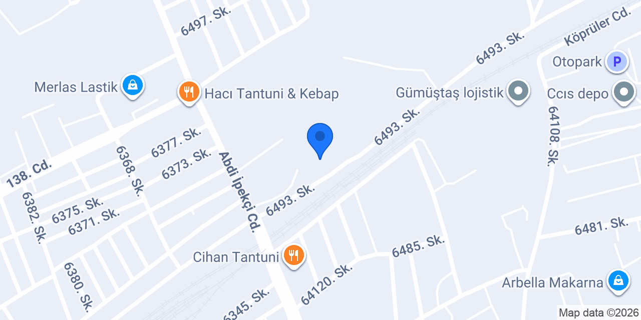 Mersin Akhas Karton konumu
