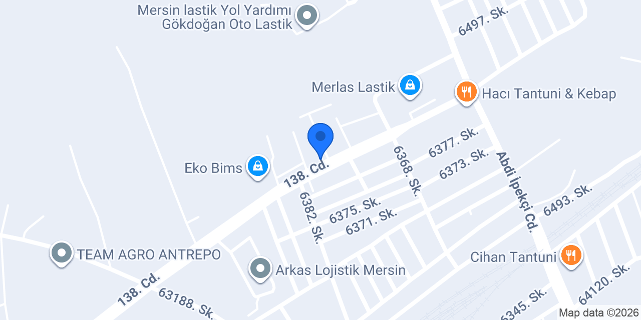 Sipariş Aksan Market konumu