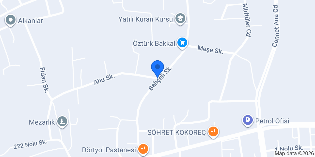 Alkan Veteriner Kliniği konumu