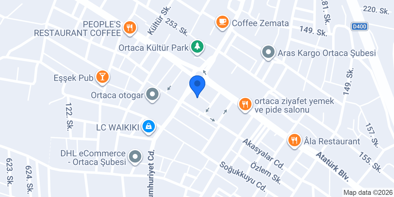 Ortaca Eczanesi konumu