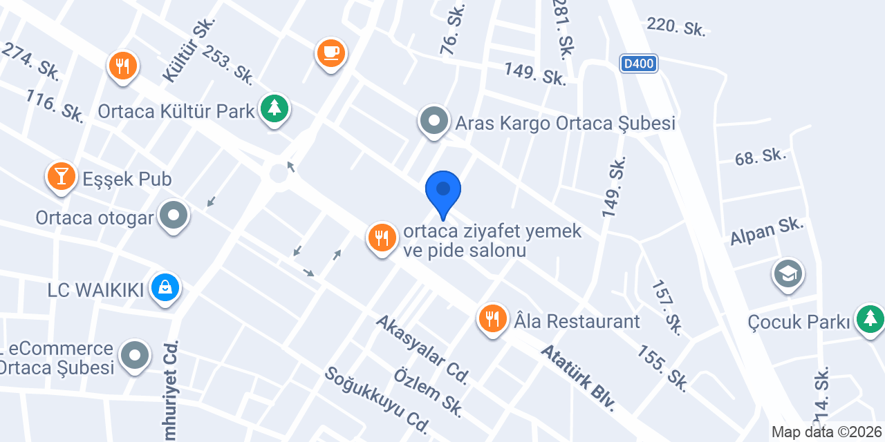 Kardeşler Mobilya konumu