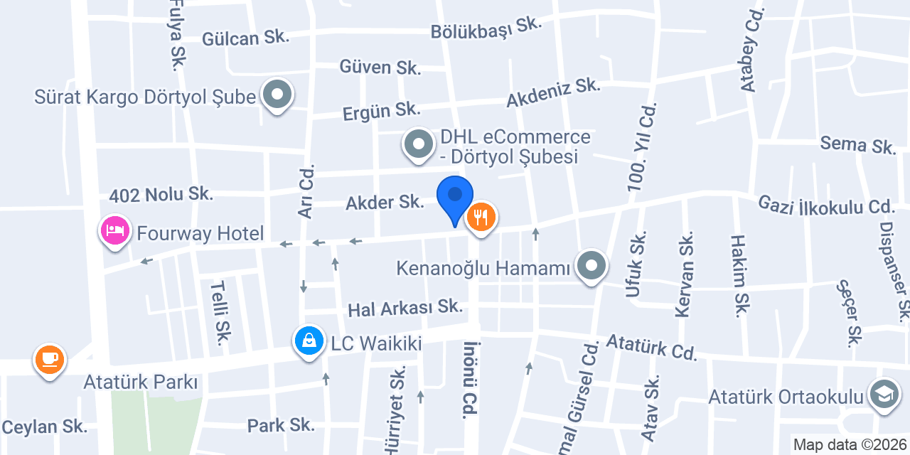 Dörtyol Psikoloji konumu