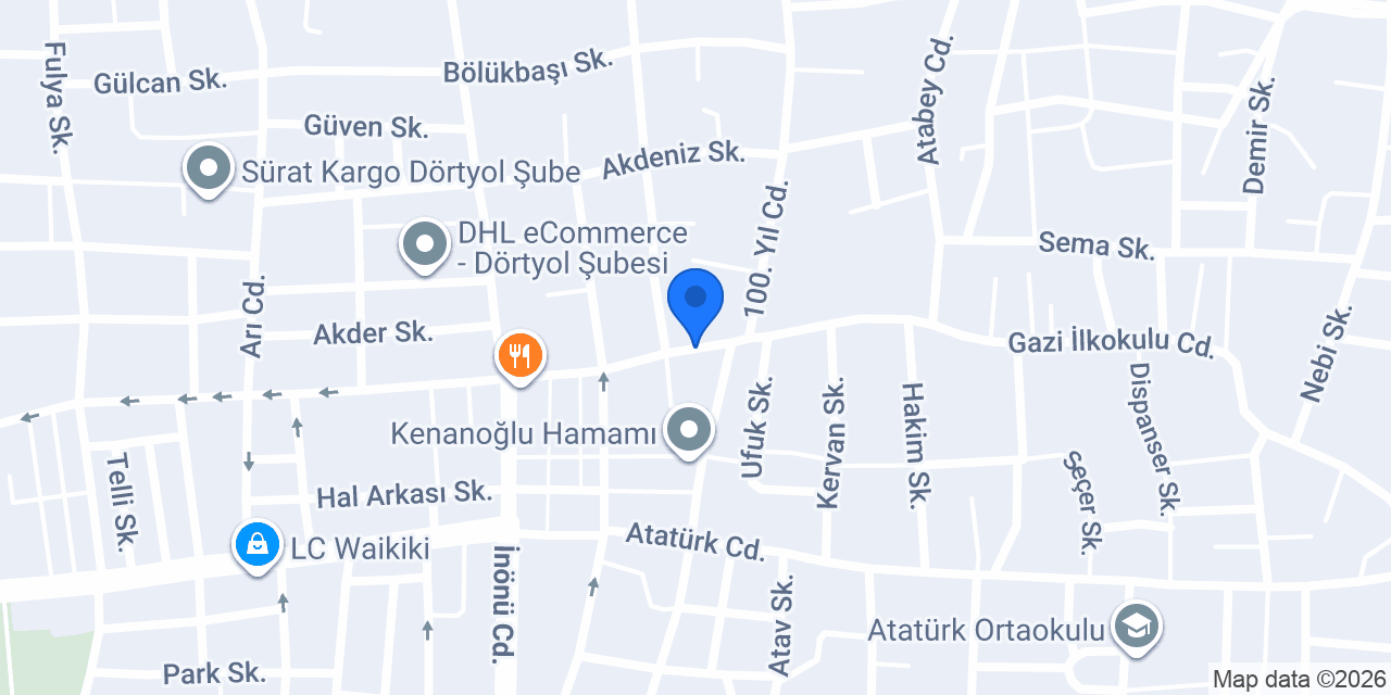 Dörtyol taksi konumu