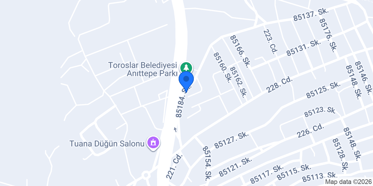 Mersin Taş Marketi konumu