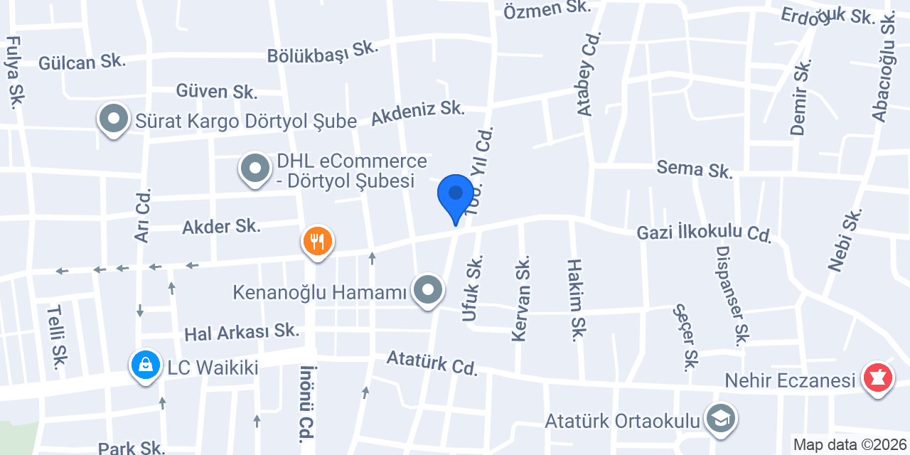 Trend Avm Dörtyol konumu