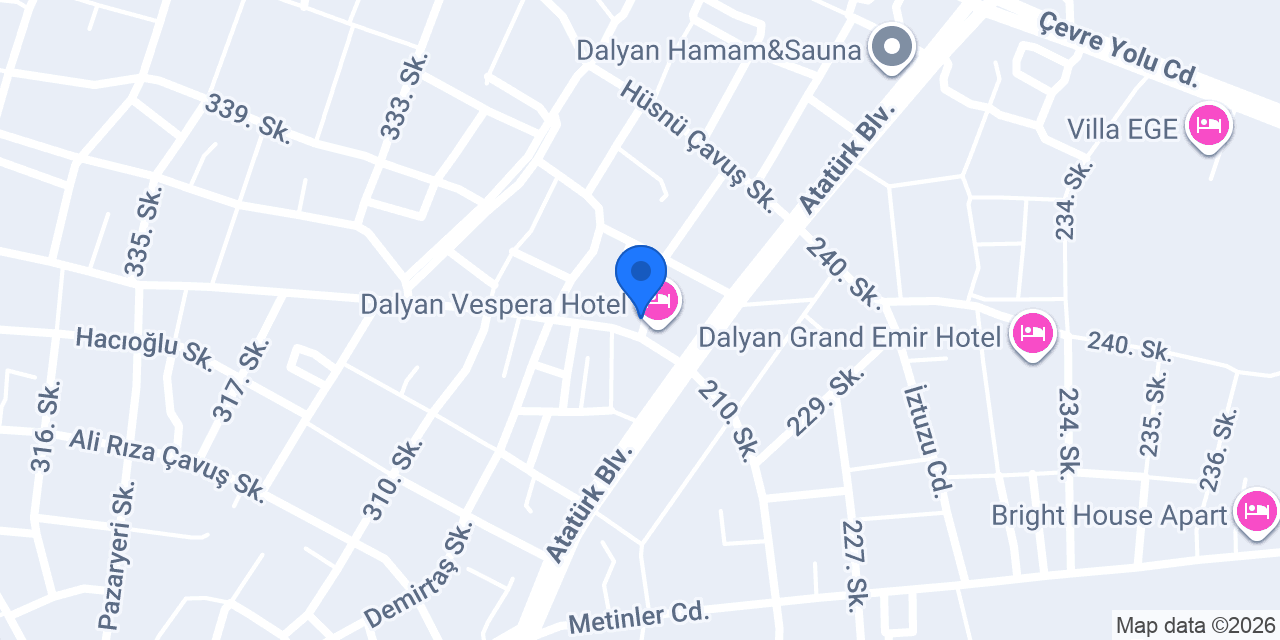 SAFAK APART HOTEL konumu