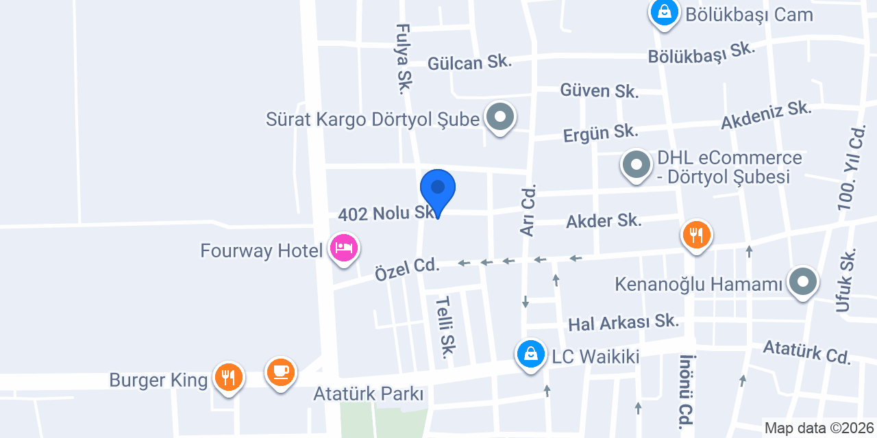 Dörtyol Mutlu Perde konumu