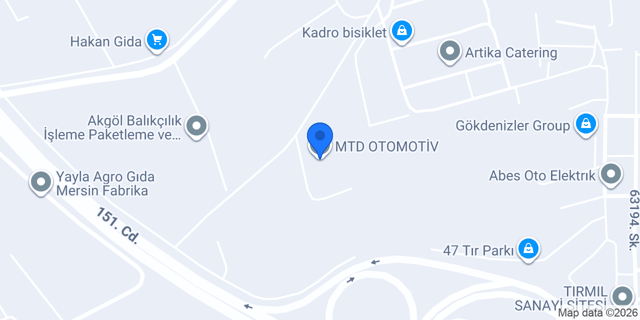 MTD OTOMOTİV konumu