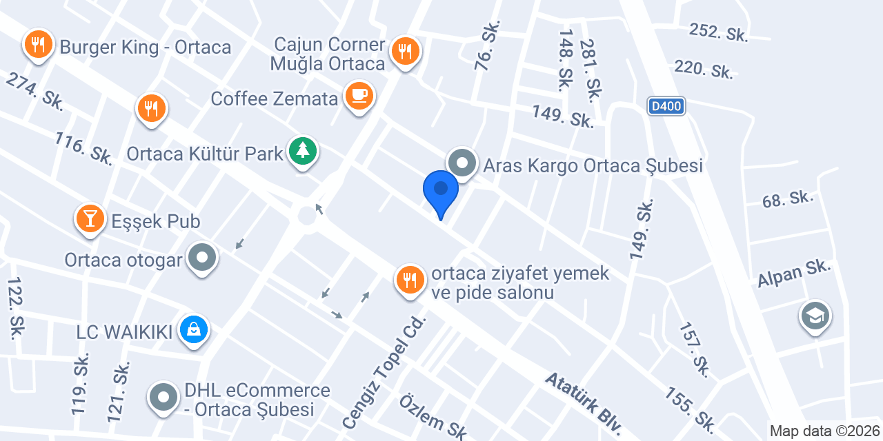 Burger@Ortaca konumu