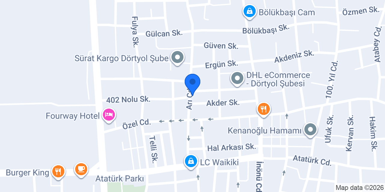 ACA Elektrik Otomasyon Mühendislik Ltd.Şti. konumu
